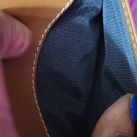 BURBERRYS CLUTCH WRISTLET LEATHER VINTAGE BAG - Picture 9 of 14